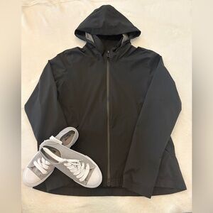 adidas sport raincoat with detachable hood